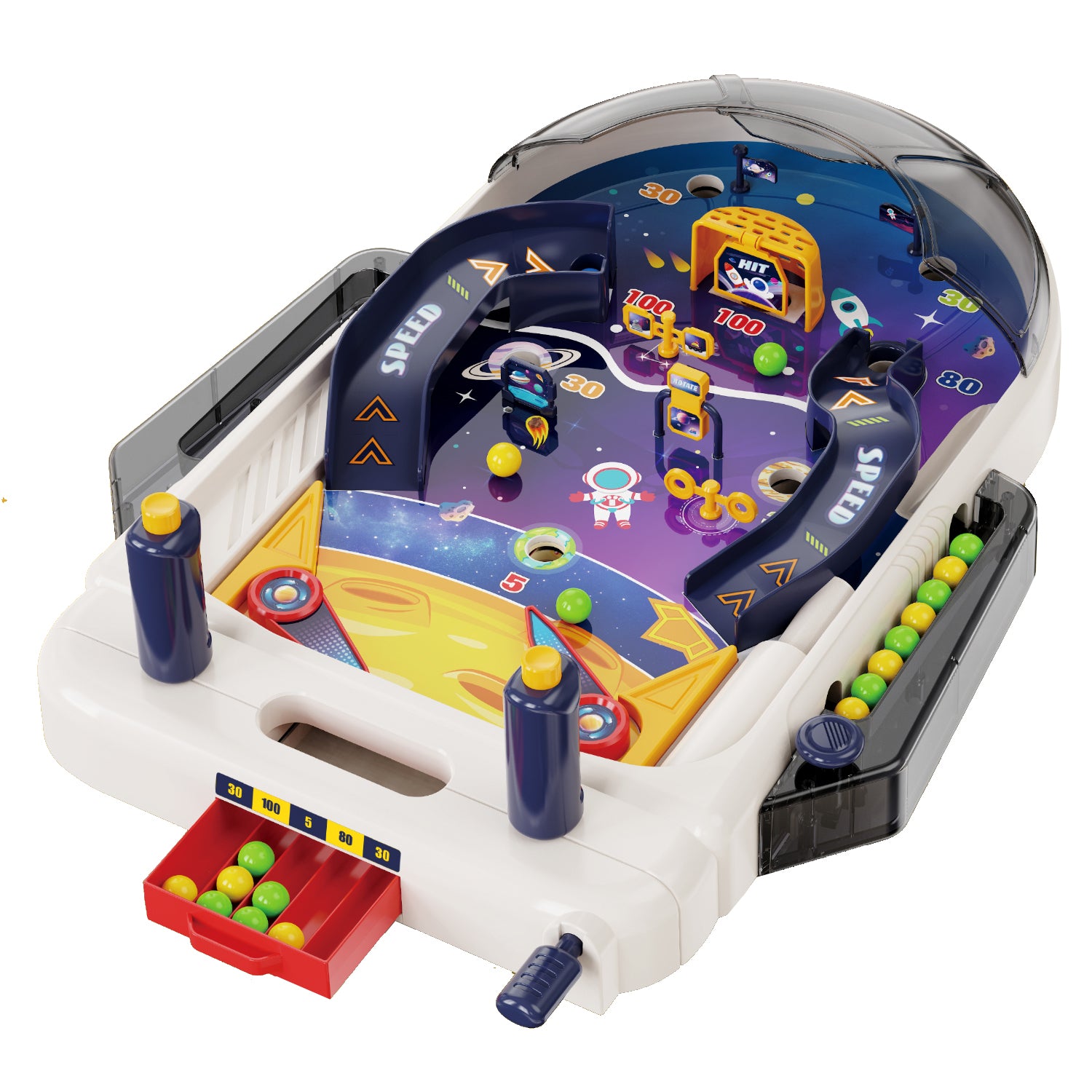 Máquina de Pinball Espacial Educativa