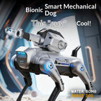 Perro robot de plástico con luces