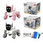 Perro robot de plástico con movimiento realista