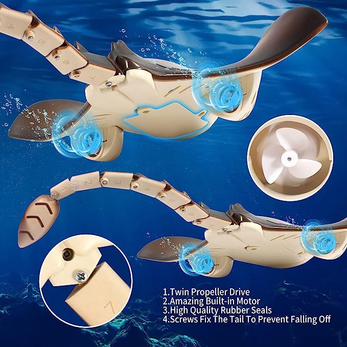 Manta raya RC Inalámbrica Juguete de Control Remoto
