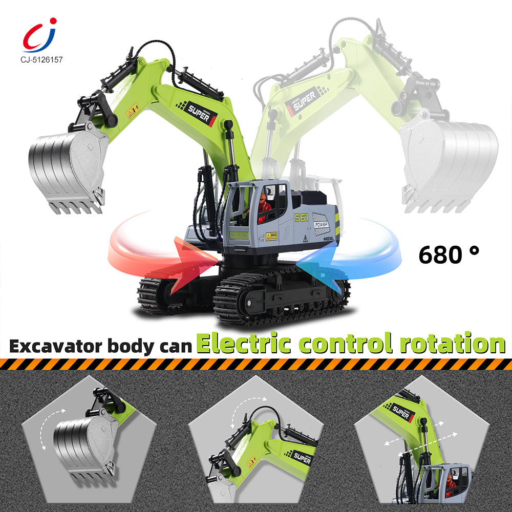 Excavadora de aleación con control remoto