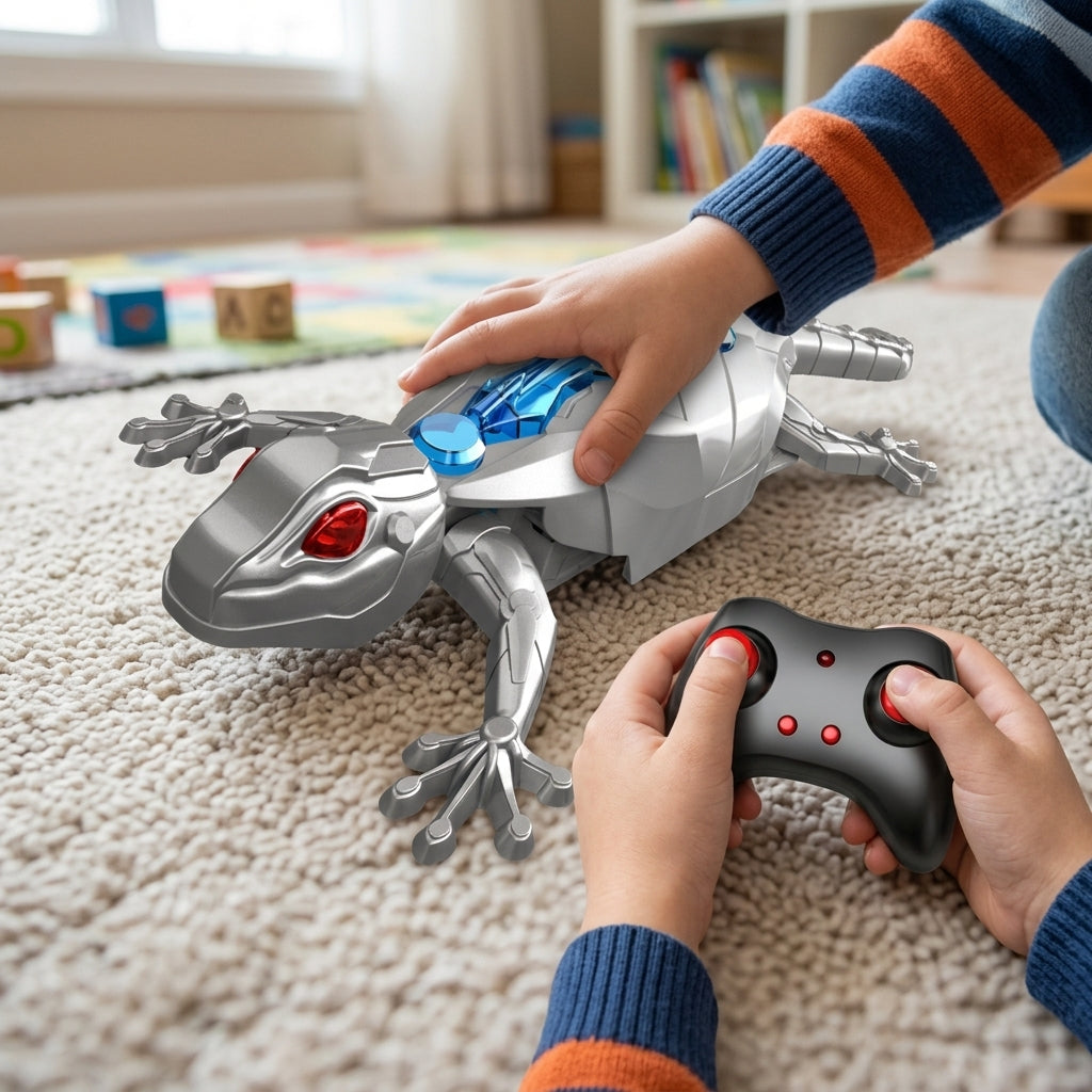 Lagarto trepador de pared con control remoto